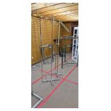 Chrome Retail Clothing Display Rack