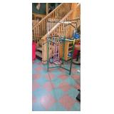 Industrial Three-Way Clothing Display Rack