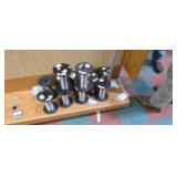 Collection of Metal Wire Spools