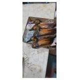 Set of Three Hand-Carved Wooden Duck Decoys
