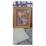 Double Landscape Print in Oak Finish Frame