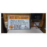 Vintage Style Henry Repeating Arms Metal Sign