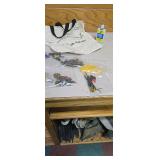 Vehicle Horn Set and Assorted Fishing Lures