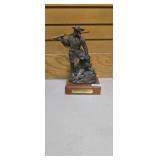 Frontiersman Sculpture with Rifle