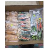 Assorted Soft Plastic Fishing Lure Collection