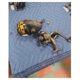Shimano 1000 and Zebco Fishing Reel Set