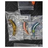 Set of Three Curved Fishing Lures