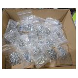 Bulk Lot of Metal Wire Clips/Fasteners