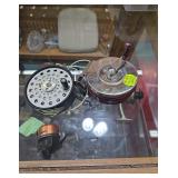 Vintage Fishing Reel Set: Fly and Spin Reels