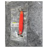 Vintage Orange Propeller Fishing Lure