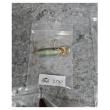 Vintage Green and Orange Fishing Lure