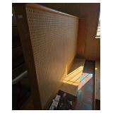 Double-Sided Pegboard Display Unit/ SEE DESCRIP
