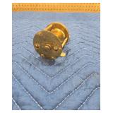 Vintage Brass Fishing Reel
