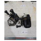 Pair of Zebco Pro Staff Spincast Fishing Reels