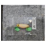 Vintage Crankbait Fishing Lure, Off-White