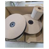 Industrial Spooled Material and Label Roll Set