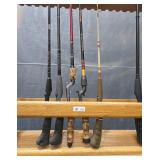 Collection of Seven Assorted Fishing Rods