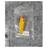 Vintage Yellow Spotted Fishing Lure