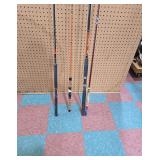 Set of Four Assorted Fishing Rods