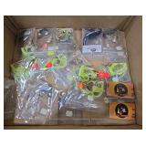Collection of Tackle Box Spinnerbait Lures