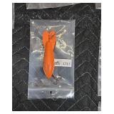 Vintage Orange Topwater Fishing Lure