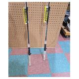Set of 2 Hi-Tech Fishing Gear Baitcasting Rods