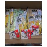 Assorted Eagle Claw and HT Fishing Snelled Hooks