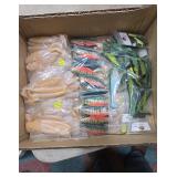 Assorted Soft Plastic Fishing Lure Collection
