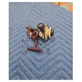 Vintage Maroon Spinning Fishing Reel