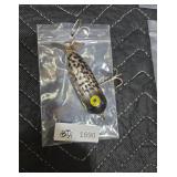 Vintage Leopard Print Topwater Fishing Lure