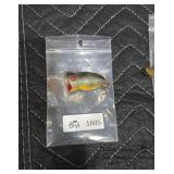 Vintage Fishing Popper Lure, Scaled Finish