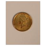 1853-P Liberty Head Gold Dollar Coin