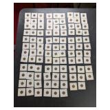 104 Penny Coins from 1912 to 1969