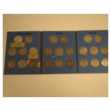 24 Morgan Silver Dollar Coins in Book - 1879 to