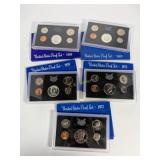 1968, 1969, 1970, 1971, 1972 U.S. Proof Coin Sets