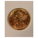 1885-P Classic Head 5 Dollar Gold Coin