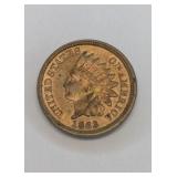 1863 Indian Head Penny Coin