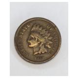 1872 Indian Head Penny Coin