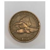 1858 Flying Eagle Cent Coin