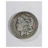 1891-CC Morgan Silver Dollar Coin