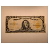 1922 United States Ten Dollars in Gold Coin Bill L