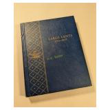 41 Large Cent Coins in Book - 1798 to 1856