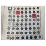 64 Half Dollar Coins From 1900 to 1972