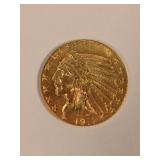 1911-P Indian Head Gold 5 Dollar Coin