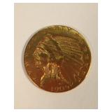 1909-P Indian Head Gold 5 Dollar Coin