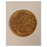 1901-S Classic Head 5 Dollar Gold Coin