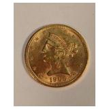1905-P Classic Head 5 Dollar Gold Coin