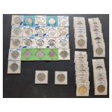 70 Half Dollar Coins from 1949 to 1971