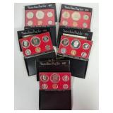1973, 1974, 1975, 1976, 1977 U. S. Proof Coin