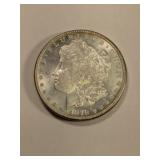 1878 7 over 8 Tail Feathers Morgan Silver Dollar